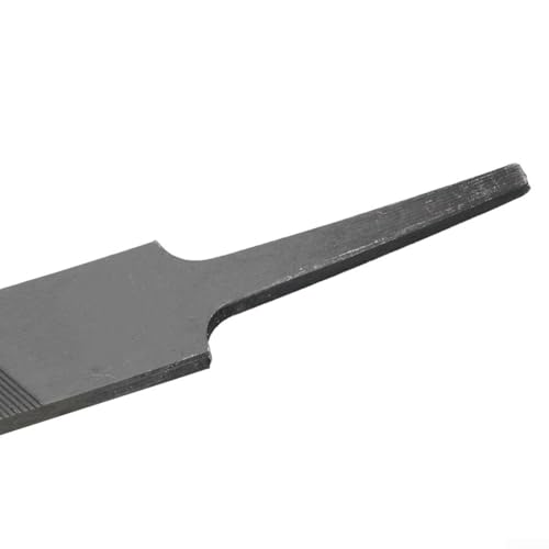 Niceminiwall Lima plana de acero de alto carbono para metalurgia y carpintería, herramienta de acero de aleación de dientes medios para desbarbar, moler y dar forma a metal, madera y plástico (8