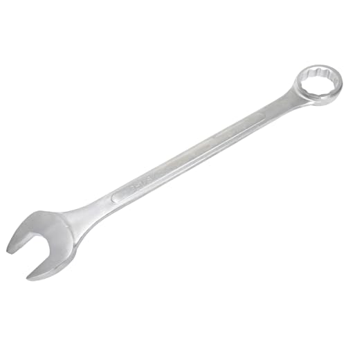 K Tool International 41168 Box End Wrench, Drop Forged Steel, 12 Point Design, Fifteen Degree Offset, Chrome Plated Finish, Heat Treated Strength, Raised Panel Construction