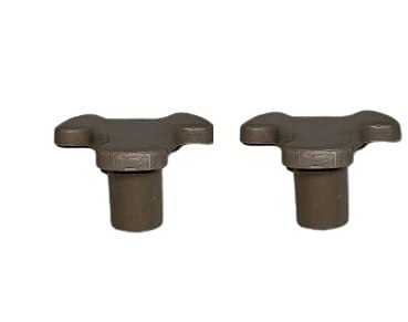 AMAZOR Microwave Oven Turntable Roller Turntable Coupler Microwave Shaft, Small Microwave Oven Roller Guide Support Coupler Tray Shaft, Glass Tray Drive Coupling (Small Support) (Pack of 2)