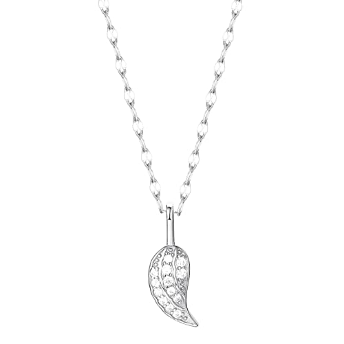 Forever Fervent Angel Wing Pendant Necklace | 16.5''+2'' | Petite...
