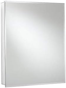Croydex Newton Double Door Bi-View Aluminium Cabinet, Silver