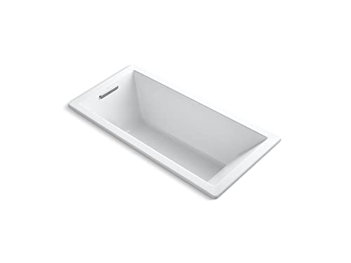 KOHLER K-1821-0 Underscore Rectangle 66-Inch x 32-Inch drop-in bath, White #1