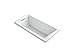 KOHLER K-1821-0 Underscore Rectangle 66-Inch x 32-Inch drop-in bath, White