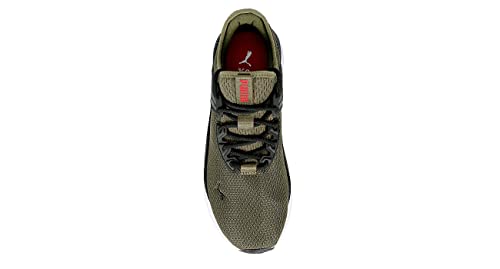 Image of Puma Men's Pacer Future Sneaker (Burnt Olive-puma Black-high Risk Red, 9)