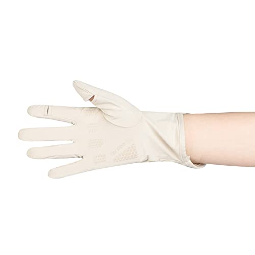 UV Schutz Handschuhe Sommer Damen Fahren Handschuhe Bequem Rutschfest Fahrradhandschuhe Sonnenschutz Handgelenk Handschuh Kühlung Atmungsaktiv Elastisch Sommerhandschuhe für Outdoor Autofahren