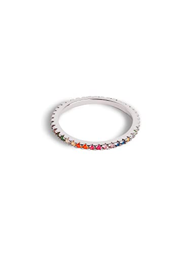 Bague Cleo Colors Argent avec pierres colorées pour parfaire vos looks