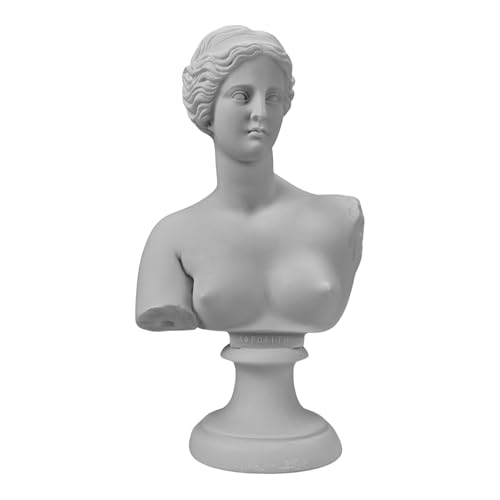 Dea Afrodite Venere Testa Busto Greca Statua Scultura in Marmo Cast Copy