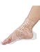 200PCS Clear Plastic Disposable Booties, Paraffin Bath Liners for Foot Pedicure Hot Spa Wax Treatment, Larger Thicker Thermal Therapy Feet Covers Bags Plastic Socks Liners XL