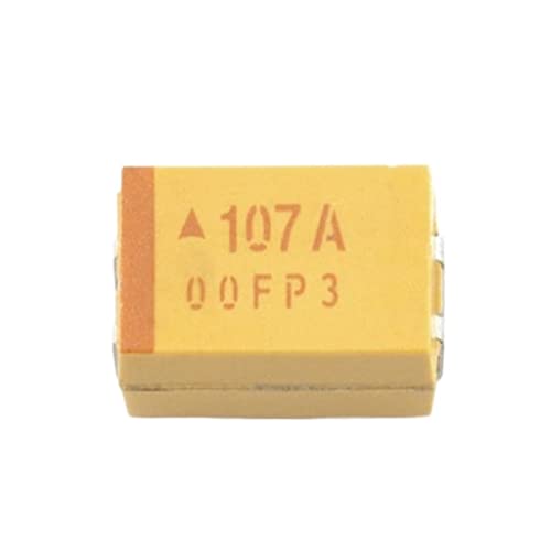 Condensateur au tantale 100uF 10V boîtier D 7343 SMD 107 composant électronique