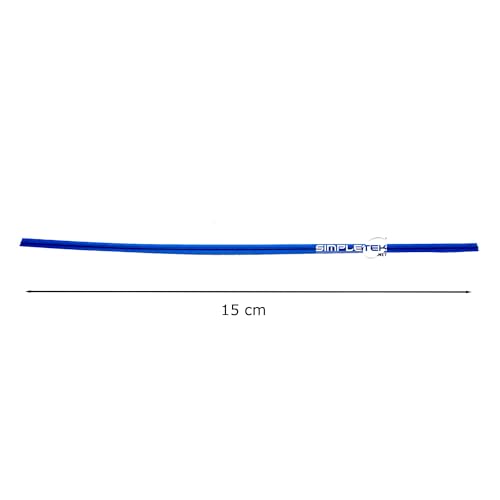 Attaches de câble en plastique bleu 15cm SIMPLETEK pour serrage rapide - 4