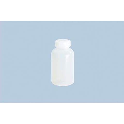 hünersdorff Weithalsflasche zum Befüllen mit Schraubverschluss aus LD-PE (bruchsicher und lebensmittelgeeignet), 200 ml, transparent Cover