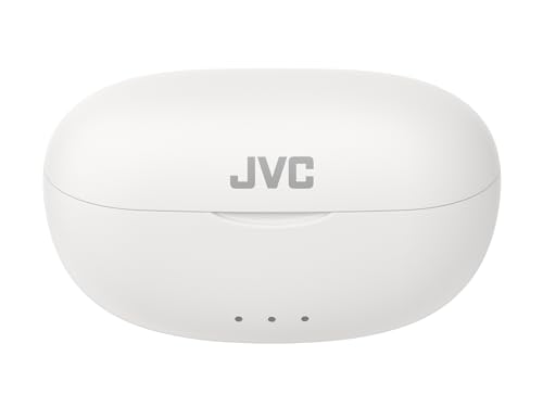 Image of JVC Gumy HAA7T2W True Wireless Earbuds, White | Bluetooth 5.3, 24-Hour Playback, IPX4 Water Resistant, XS /S /M /L Earpieces, Built-in Mic