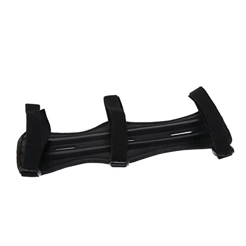 GALPADA 3 Pcs Wristband Arm Guard Archery Hand Protector Elastic Arm Sleeve Cow Leather Protective Comfortable for Men Women