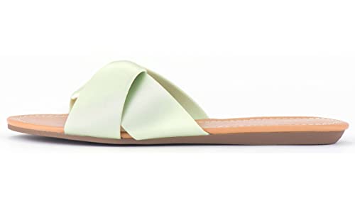 Mio Marino Slide Sandals For Women, Satin Crossband Lady Knot Womens slides Enclosed In A Gift Box4