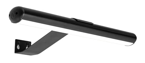 JWBSTUIW Painting Picture Light Portrait with Remote Living Room Wireless Wall Lamp Art Display Rechargeable Battery Operated Photo(White)