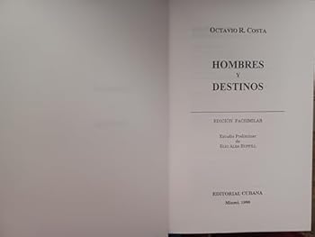 Hardcover Hombres Y Destinos Book
