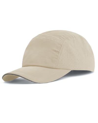 Image of Zylioo XL XXL Baseball Cap for Big Heads, Quick Dry Reflective Hat | Perforated Panels And Elastic Strap Add Breathable Comfort For Running, Golf, Walking, Travel, And Summer Wear