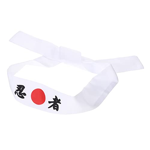 Bandeaux culture japonaise en coton WOONEKY (lot de 5) pour cuisine et sport