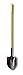 Nupla RP14L-E #2 Round Point Shovel with Heavy Gauge Blade and Ergo Grip, 48" Ergo Handle