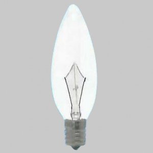 Amazon | 旭光 シャンデリア球 40W C32E17 クリアー│電球(白熱電球