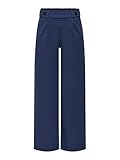 JdY Damen Jdygeggo New Long Pant Jrs Noos Hose, Black Iris/Detail:black Buttons, M / 30L EU