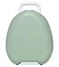My Carry Potty - Green Pastel Travel Potty, Award-Winning Portable Toddler Toilet Seat for Kids to Take Everywhere