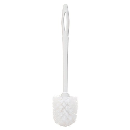Rubbermaid Commercial 631000We Toilet Bowl Brush 14 1/2-Inch White Plastic