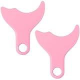 G2PLUS Mascara Shield Guard, Eyelash Makeup Applicator Tool, Eyeliner Auxiliary Tool Pads, Silicone Resusable Eyeshadow Guard Pads for Eye Makeup and Prevent Makeup Residue (Pink)