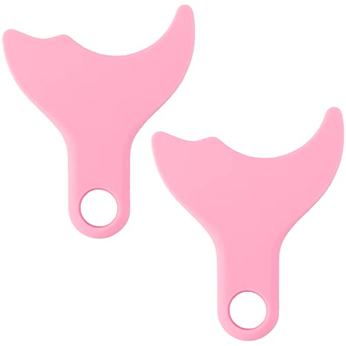 G2PLUS Mascara Shield Guard, Eyelash Makeup Applicator Tool, Eyeliner Auxiliary Tool Pads, Silicone Resusable Eyeshadow Guard Pads for Eye Makeup and Prevent Makeup Residue (Pink)