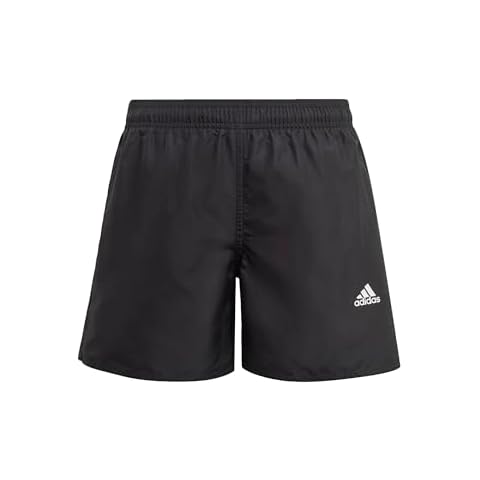 adidas Boy's Black Swim Shorts with Drawcord Cover