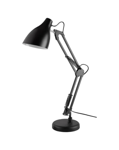 TEKLED® Adjustable Swing Arm LED Desk Lamp | 3 CCT Stepless Dimmable with Minimalist Design | 7W 350LM 3 Color Levels | Eye Protection for Bedside Reading, Office Work, Students