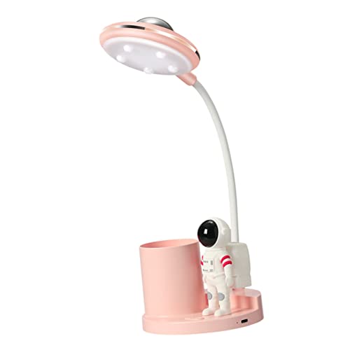 GLEAVI Astronaut Star Projector Lamp Atmosphere Light for Bedroom Soft Tube Decorative Night Light with Pen Holder Unique Design for Home Office Decor