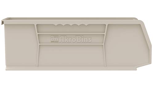 Akro-Mils-30234-AkroBins-Plastic-Storage-Bins-15x5x5-Clear-12-Pack