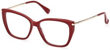 MaxMara MM5007 Gafas, Shiny Red, 53/15/145 para Mujer