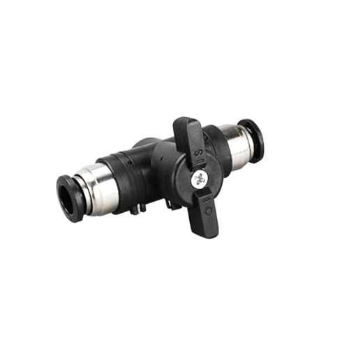 Válvulas manuales de interruptor para regular tuberías de aire comprimido de 6 mm 5