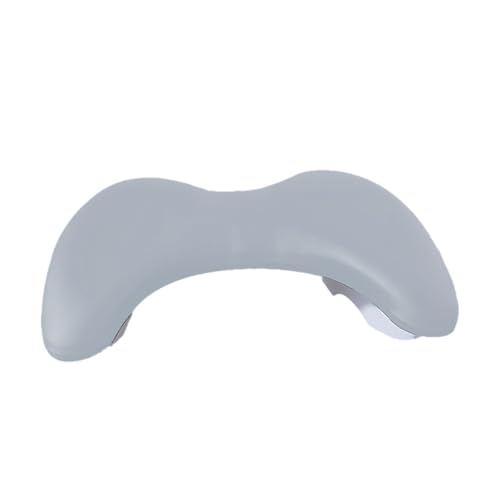Generic マニキュア用ポータブルU字型ネイルサポート枕、PUレザーハンド, グレー