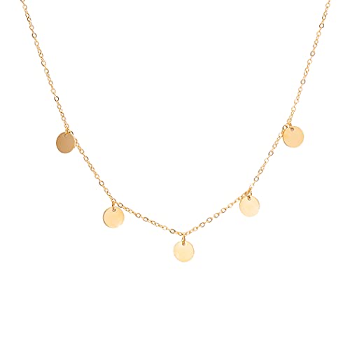 LUUK LIFESTYLE Filigree Stainless Steel Necklaces, Bracelets and Jewelry Sets, Modern Design Jewels, Fashion Accessory for Women, Adjustable Length, Layer Look, Gold, Silver and Rosegold