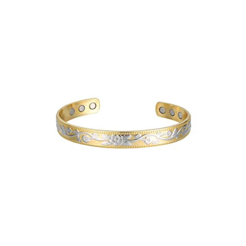 Bracelet cuivre aimanté couleur or et argent - Albizia Cover