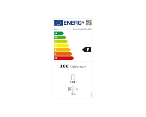 Réfrigérateur 1 porte Beko BLSA310M4SN Encastrable 122 cm