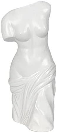 Ceramic Flower Vase Female Human Body Statue Vase Design Living Room Shelf Table Home Office Decoration