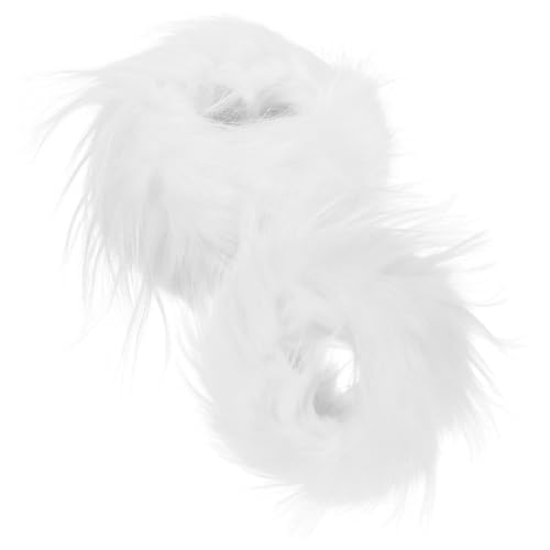 NOLITOY 1Pair Fluffy Winter Wrist for Women Stylish Warm Arm Sleeves Accessory for Elevating Outfits Casual and Formal Occasions