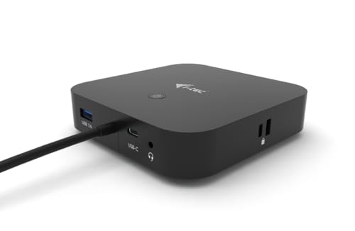 Dock USB-C double écran HDMI DP I-TEC pour PC portable