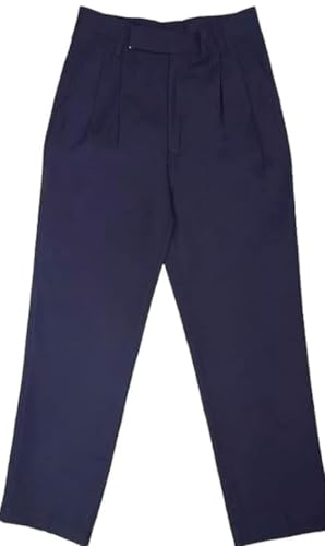 Image of Kendriya Vidyalaya KV School Uniform Pants for Boys and Girls, Half Elastic, Readymade, Comfortable and Durable Trouser