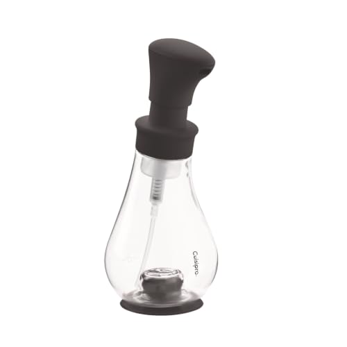 Cuisipro Schaum Seifenspender Schwarz 390 ml, Pump-Schaumspender...