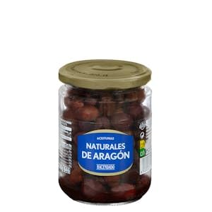 Aceitunas negras naturales de Aragón Hacendado Tarro 250 g Pack 2