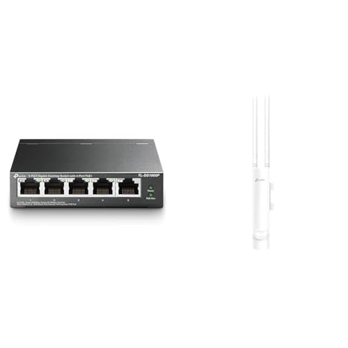 Image of TP-Link 5 Port Gigabit Desktop Switch | 4 Port PoE 65W | 802.3af Compliant | Shielded Ports | Traffi