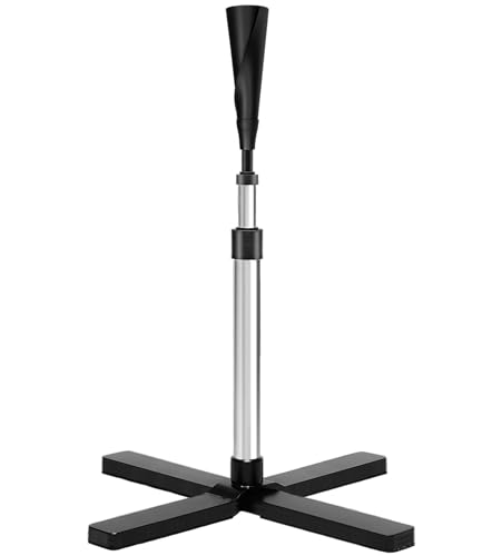 Batting tee for baseball&softball|Heavy Base|Adjust 25-47"|hand-rolled top
