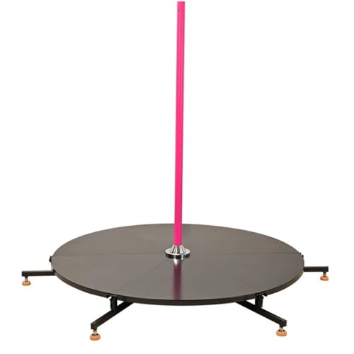  HamoM Palo Pole Dance Palco Mobile da Ballo Portatile da 45 mm, Dotato di Impugnatura Antiscivolo in Silicone, con Un\'Altezza Totale di 3,1 m