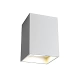 SKYGOO Lampe en aluminium carré 12w, sans stroboscope, lampe spotlight pour salle à manger et cuisine, lampe pour chambre à coucher pour salon, lampe pour zone de détente pour entreprise, lampe commer