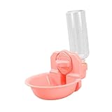 perfk Botella de Agua para Perros, Fuente de Agua, Desmontable, Cuenco para Mascotas con dispensador de Agua, Cuenco de Agua automático, dispensador de Agua, 750ml